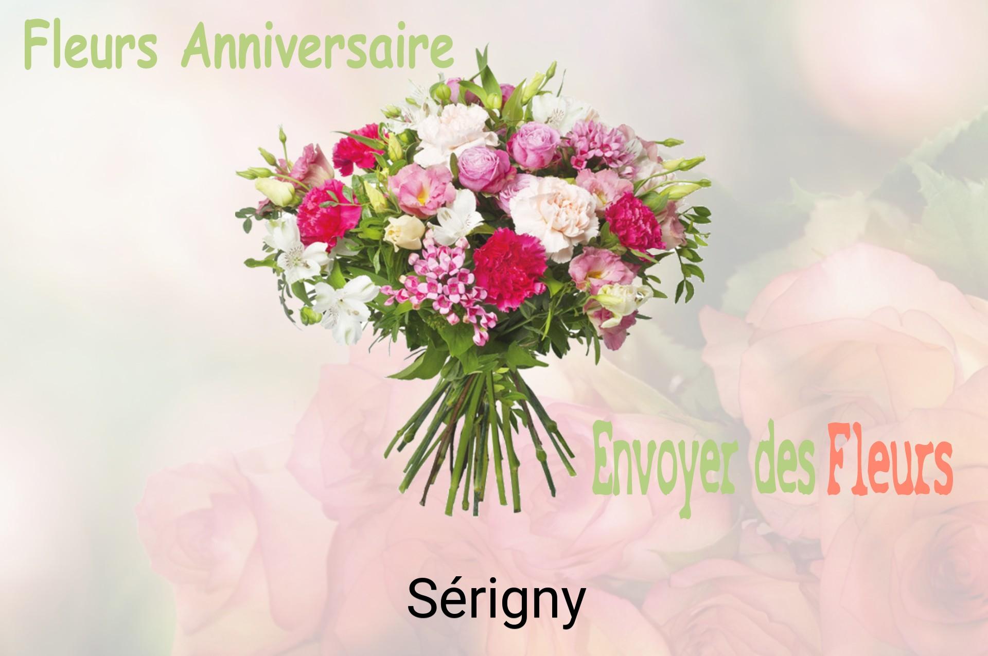 Bouquet de fleurs d’anniversaire livré à Sérigny